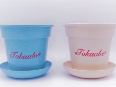 印刷　プラスチック　植木鉢